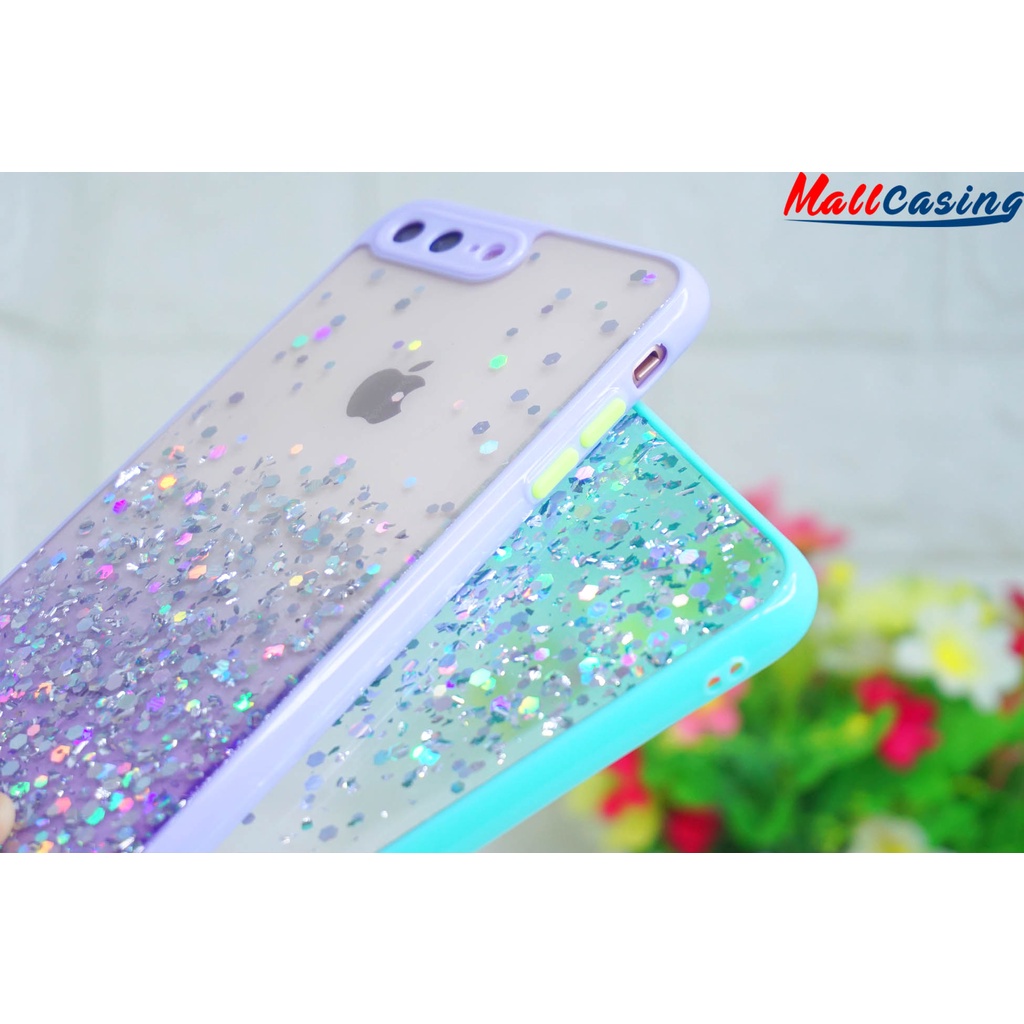 MallCasing - Realme C11 2020 | Realme C12/ C15/ Narzo 20 | Realme C20/ C11 2021 | Realme C21 Hard Case Dove Candy Glitter