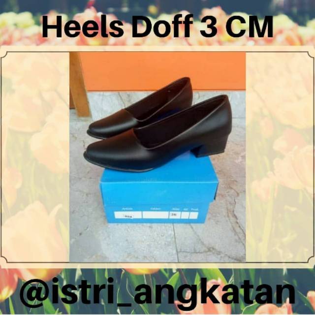 Sepatu Heels Doff 3 Cm