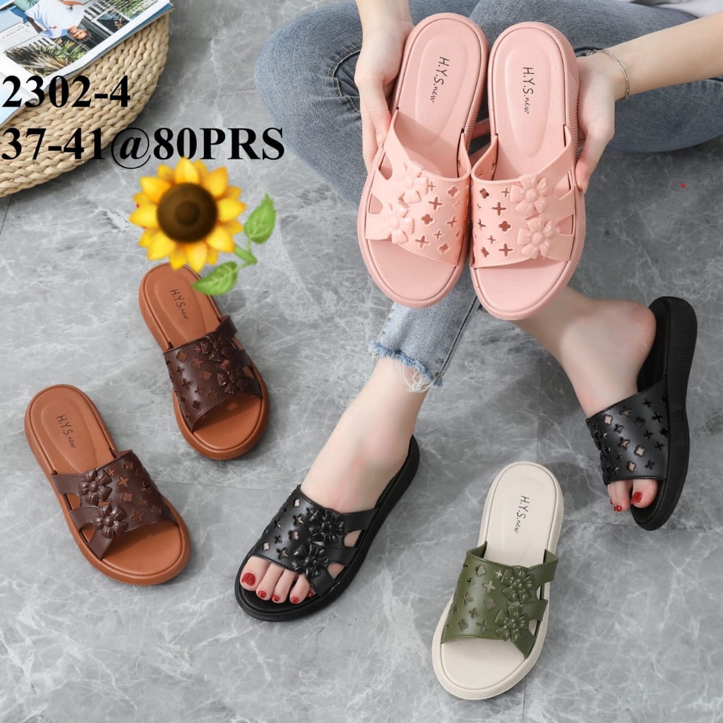 Sandal Karet Jelly Wedges Wanita import Model Terbaru Original Kekinian by AGUNG STYLE Balance 2302-4