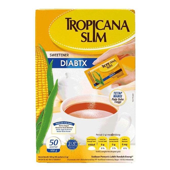 

.........] Tropicana Slim Sweetener Gula Diabtx 100gr 50s