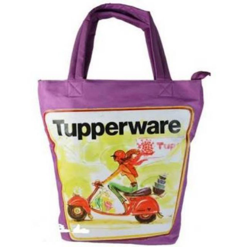 tas tote bag /tas wanita/ tas tupperware ungu