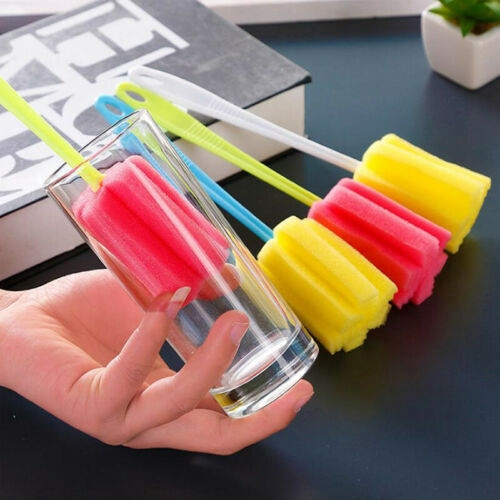 New Glasses Sponge Cup Brush, for Wine Glass Bottle Coffe Tea Glass Cup