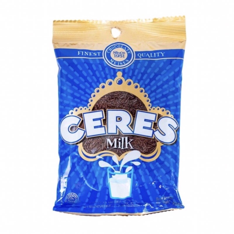 

Cokelat Meses Ceres Milk 225gr