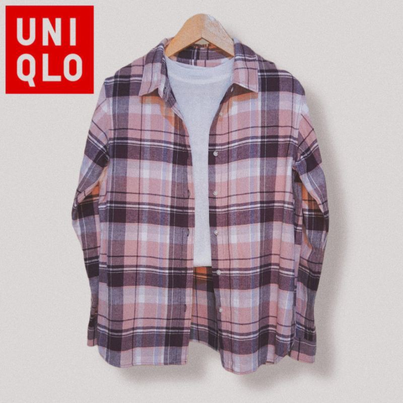 Kemeja Flanel UNIQLO Thrift