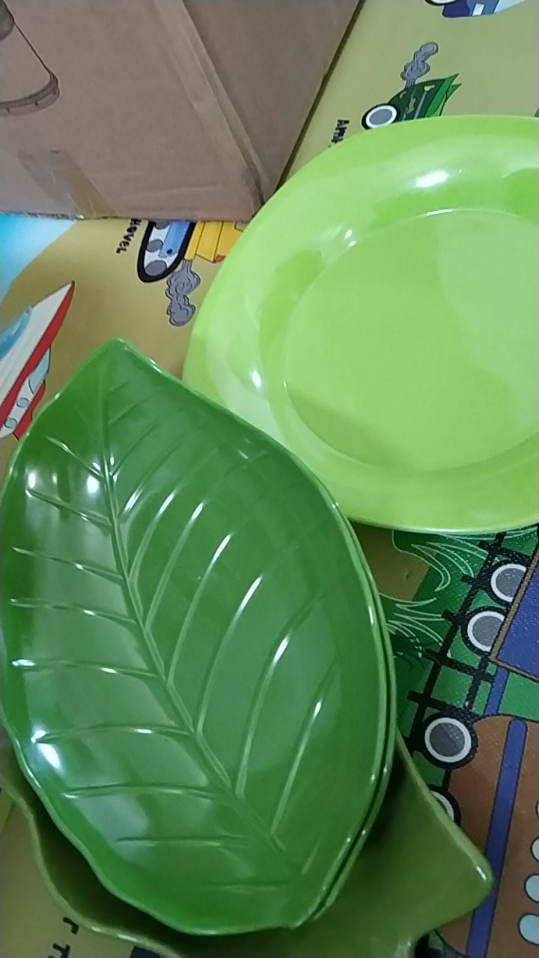Piring Melamin Segi Cekung Singa Singi P-7010