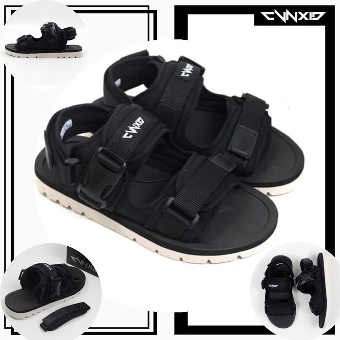 Langsung Order Sandal pria / Sandal gunung / Sandal sepatu CVNXID - GZ-02 - Hitam, 42 Limited
