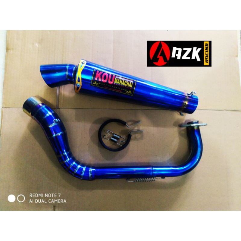 Knalpot KOU Honda Vario 150 Bluemoon