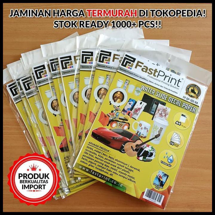 

GRATIS ONGKIR FAST PRINT KERTAS WATER SLIDE DECAL PAPER UKURAN A4 100 GRAM !!!!
