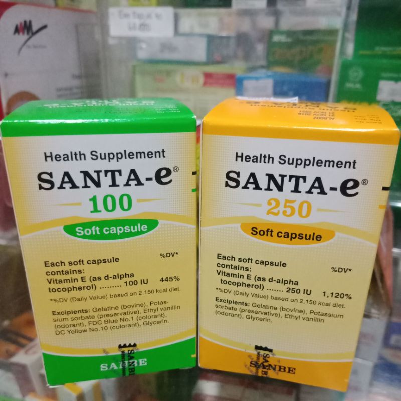 Santa E Botol 30 Soft Capsule Shopee Indonesia