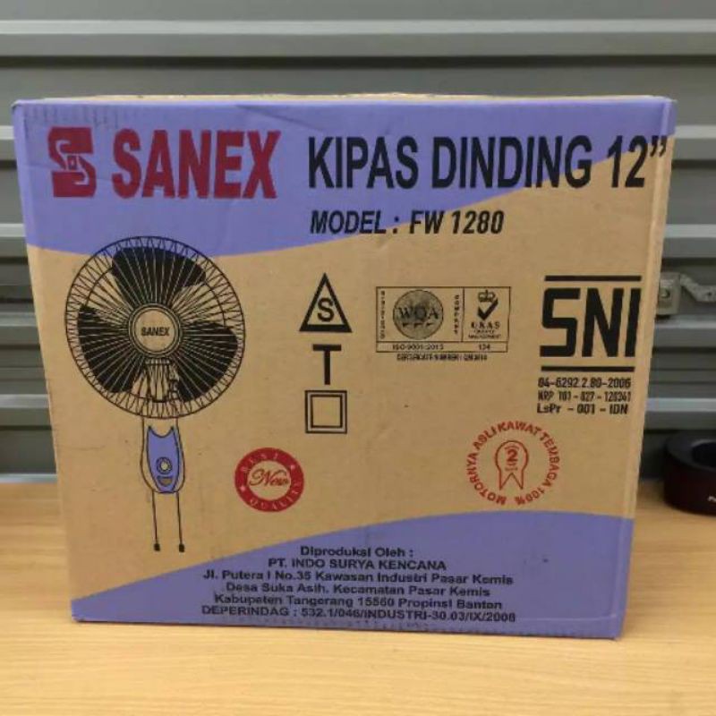 SANEX wallfan / kipas angin dinding 12inch