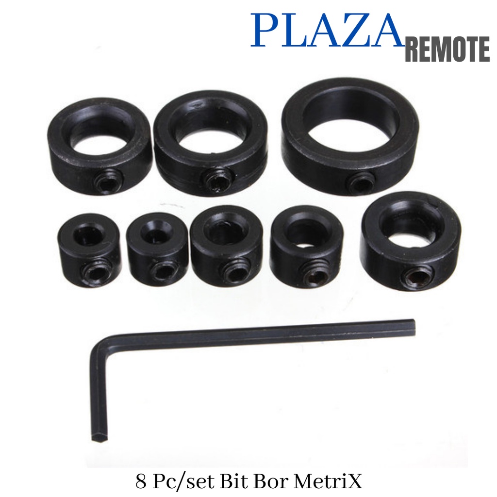 3-16 MM 8 PC RING PEMBATAS KEDALAMAN MATA BOR SET STOPPER