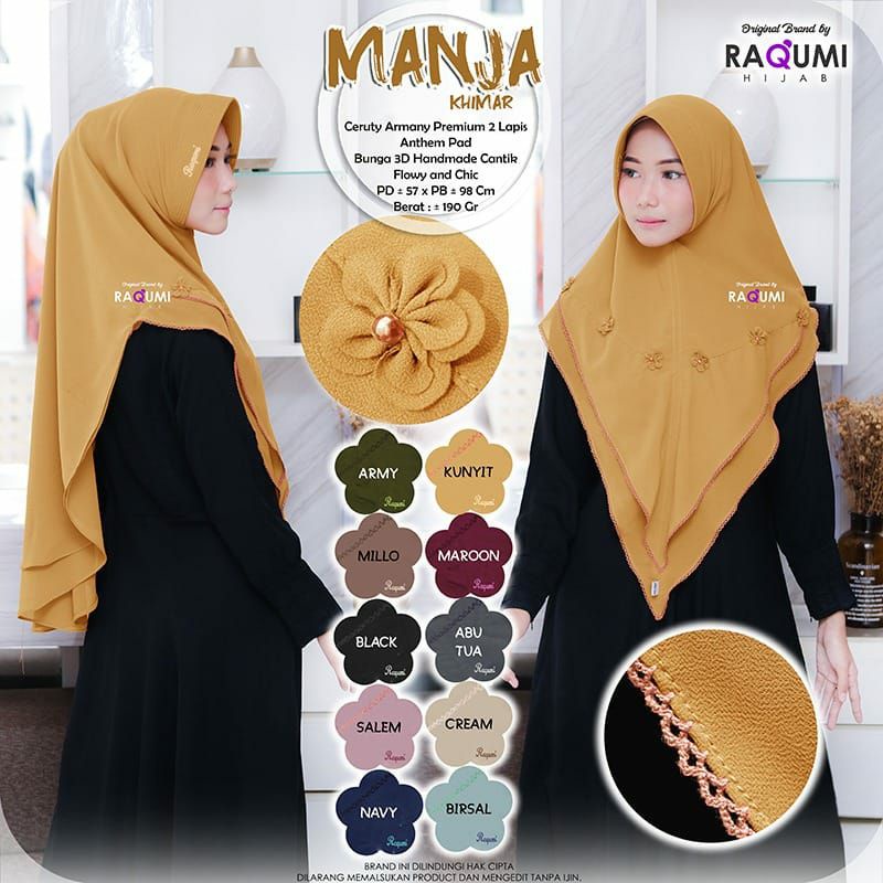 Jilbab Instan Raqumi Manja Khimar