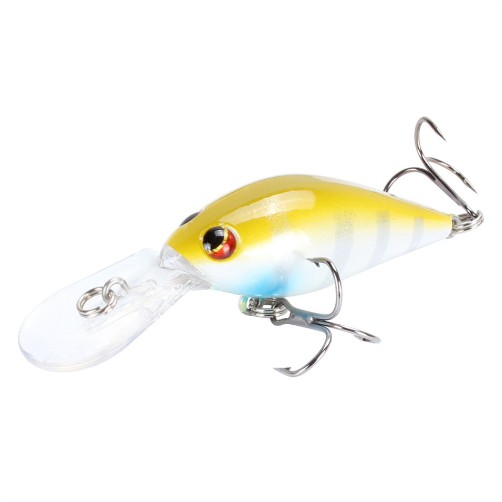 Shengyao 1Pcs Crankbait Umpan Pancing 8cm/8.5g Swimbait Fishing Lure Ikan Bass Bait Kail Memancing Wobbler