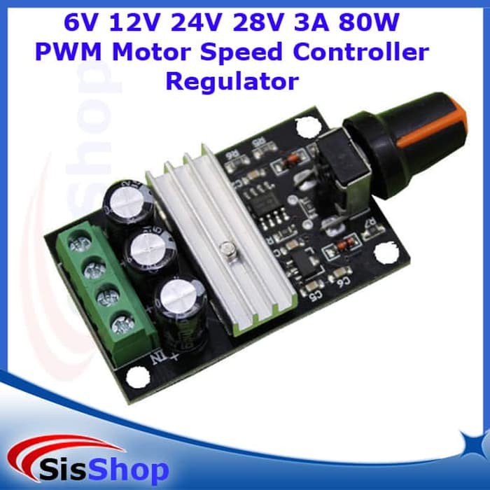 ADJUSTABLE PWM DC MOTOR SPEED CONTROLLER