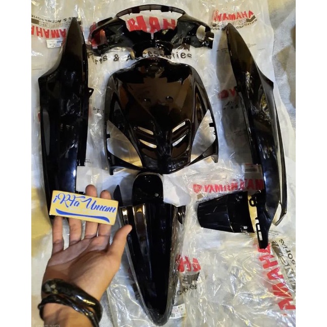 body mio sporty full set original yamaha body mio lama original yamaha body mio ori yamaha hitam