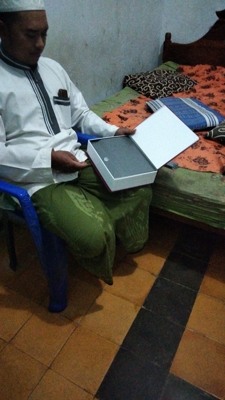 Brankas Mini Model Buku Kamus - Security Dictionary Cash Jewelry Key Lock Book Storage L Size Black