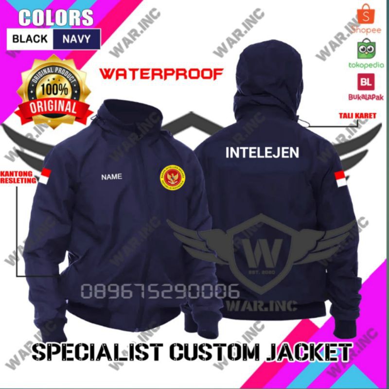 JAKET BADAN INTELIJEN NEGARA