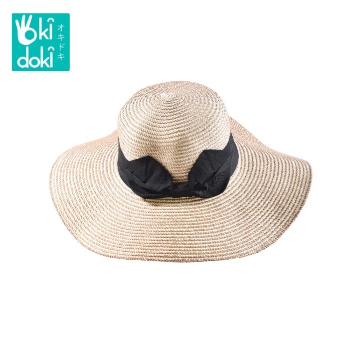 OKIDOKI Women Hat Weaving Cap Mz-7 Sw - Floppy Cap - Topi Pantai Wanita