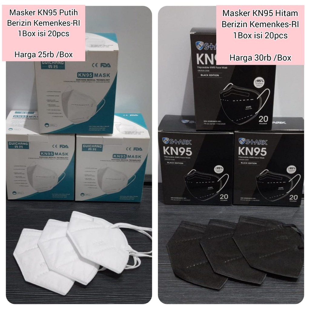 Masker Kn95 S Ark Berizin Kemenkes Ri Shopee Indonesia