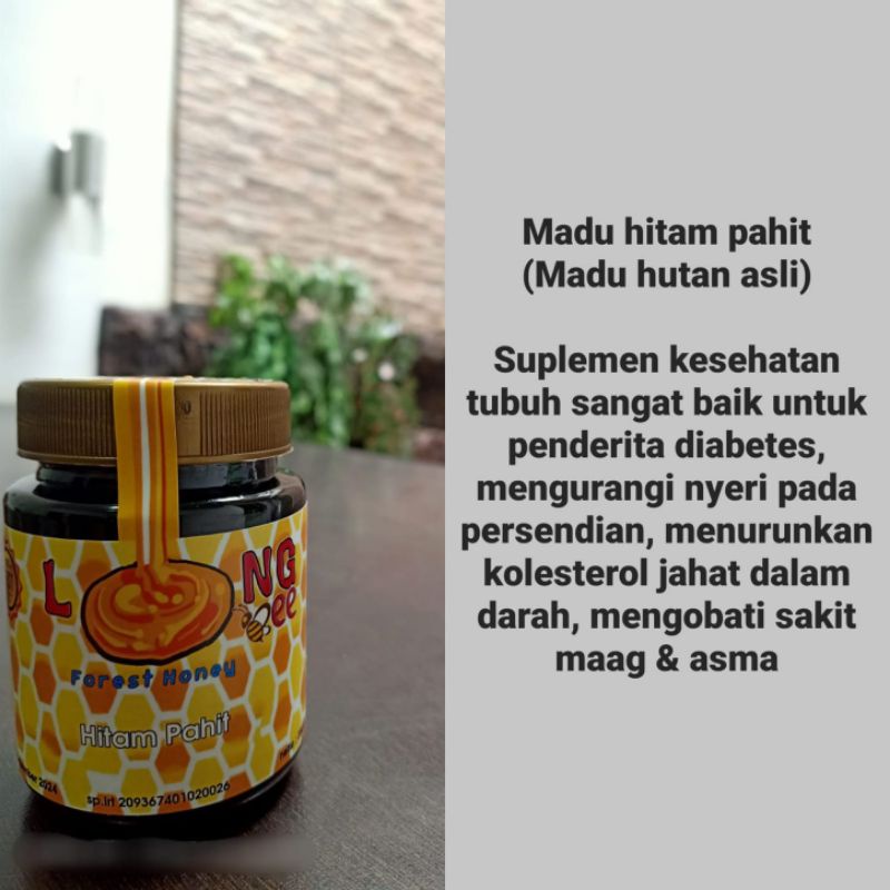 

madu hutan dijamin asli merk LONG BEE 250gram