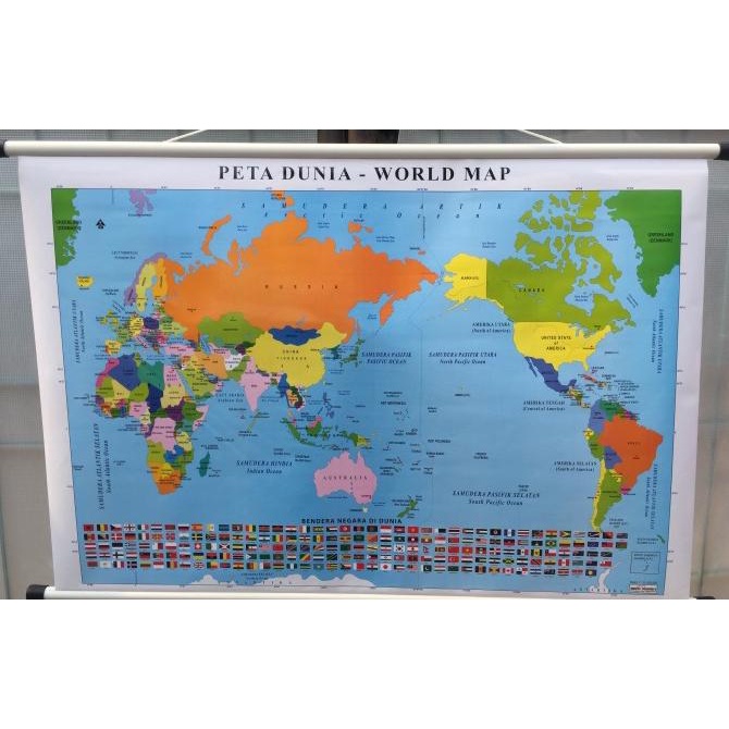 

Peta Dunia World map peta dinding Star Seller Termurah