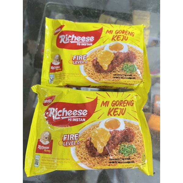 MI MIE GORENG RAMEN KEJU NABATI RICHEESE LEVEL 0 - 3