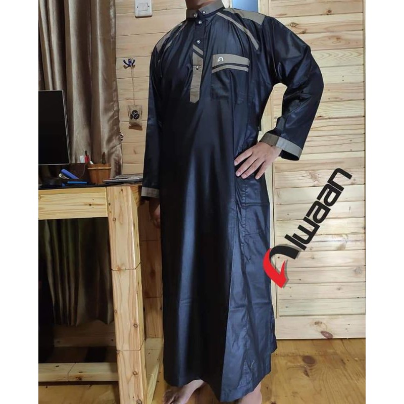 Jubah dewasa Alwaan premium original bahan kualitas import