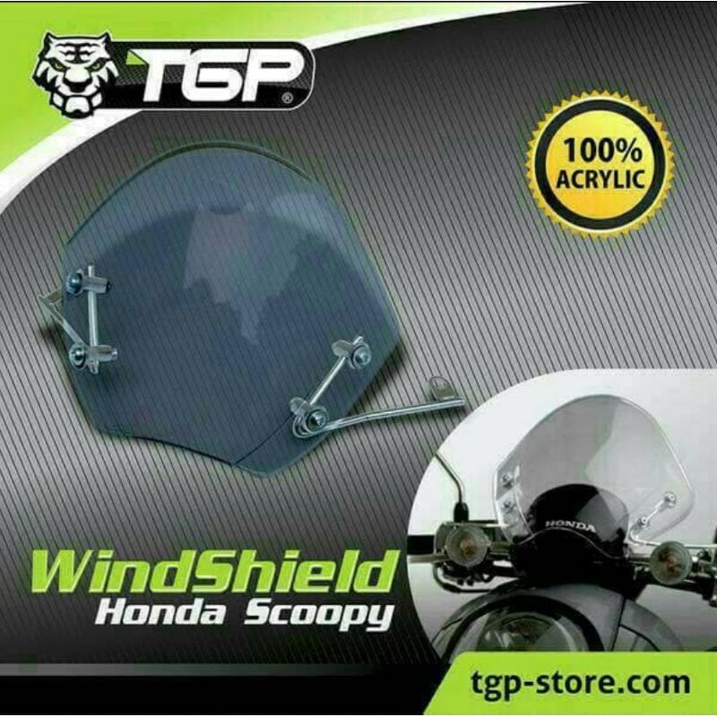 kaca depan / Visor honda scoopy TGP