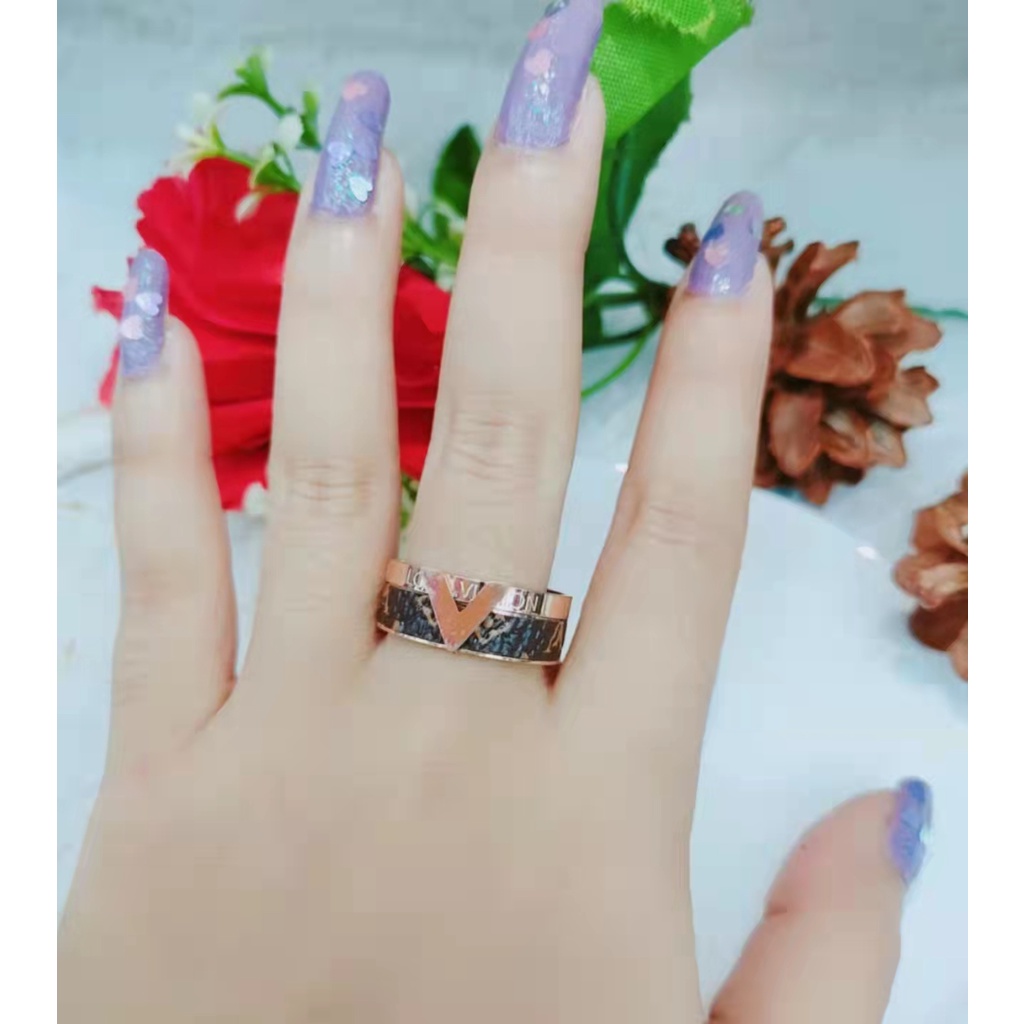 Cincin Titanium Permata Perhiasan Fashion Jewellery 1237-1238