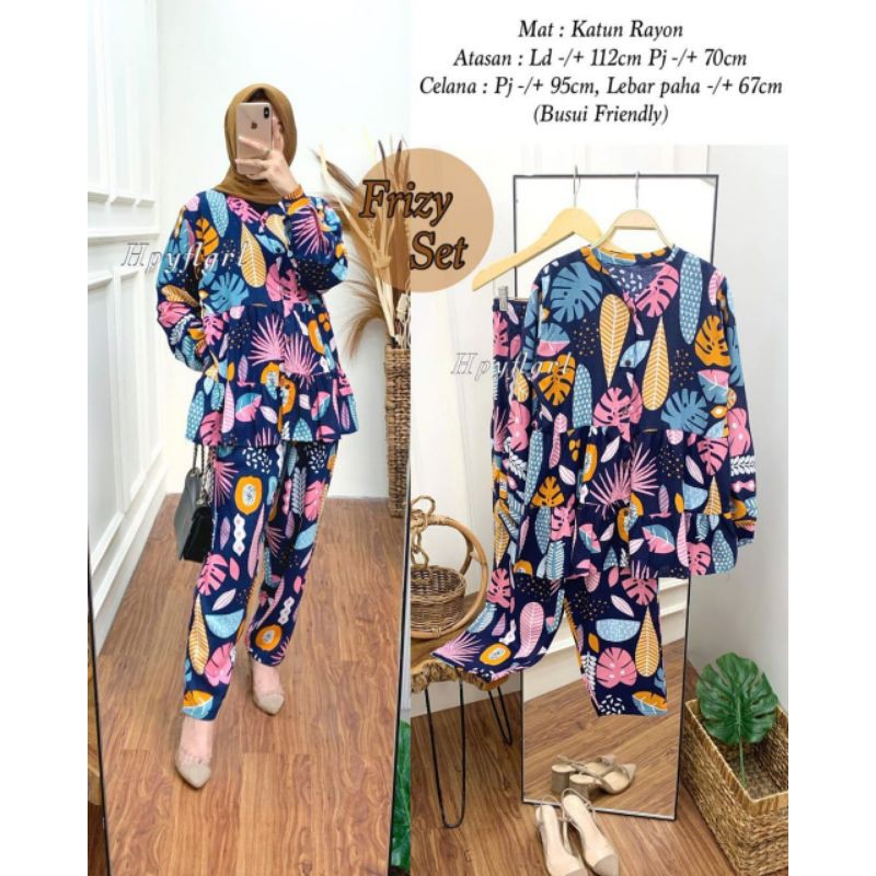 FRIZY SET • ONE SET MOTIF OVERSIZE