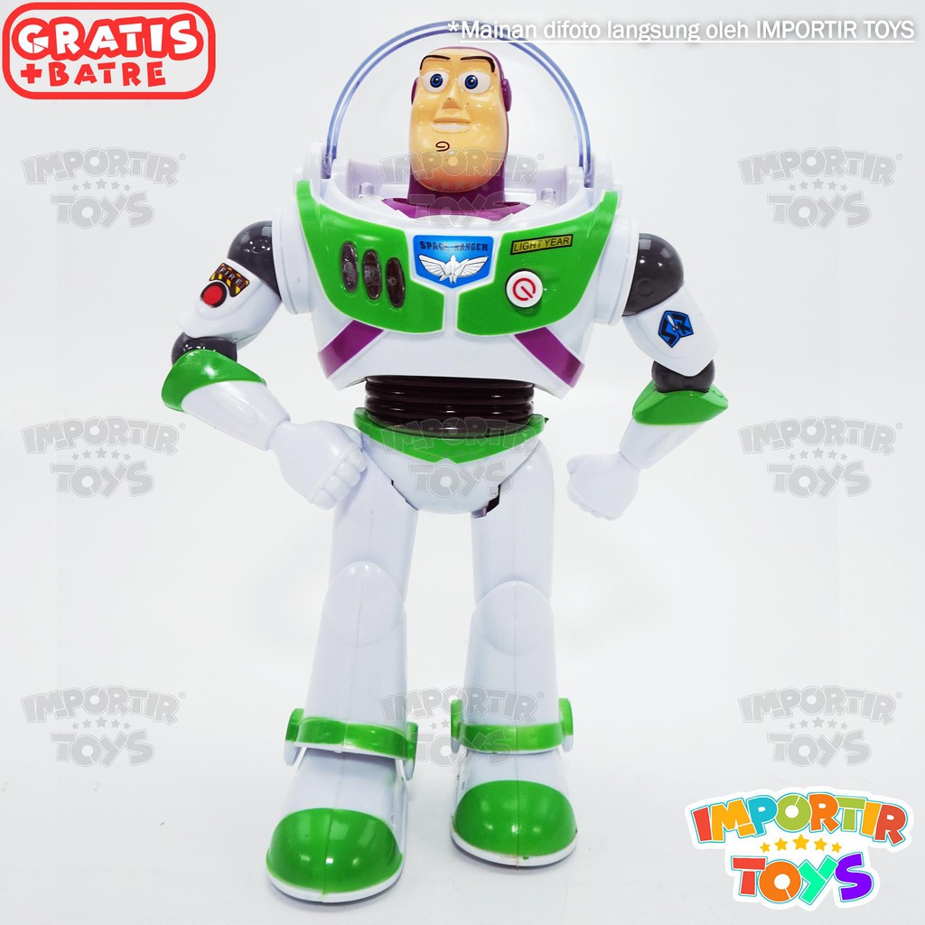 Mainan Robot Buzz Lightyear Toy Story Berkualitas Keren Bercahaya