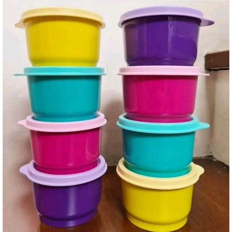 Snack Cup dapat 4 ( Cup Kecil) 125 ml 100% Original Tupperware