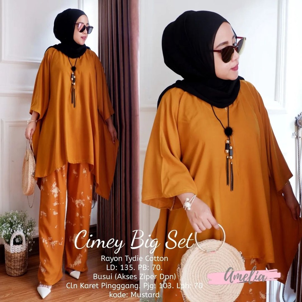 SETELAN WAKA / ONE SET RAYON JUMBO / ONE SET PAJAMAS / STELAN WANITA KEKINIAN / SET WAKA