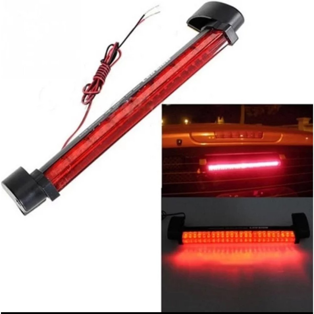 lampu stop brake lamp tambahan rem belakang 32 led MOBIL sedan mini bus universal nyala merah