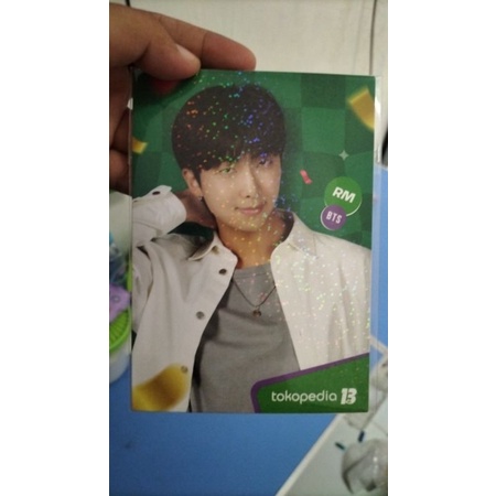 Postcard BTS official toko hijau RM