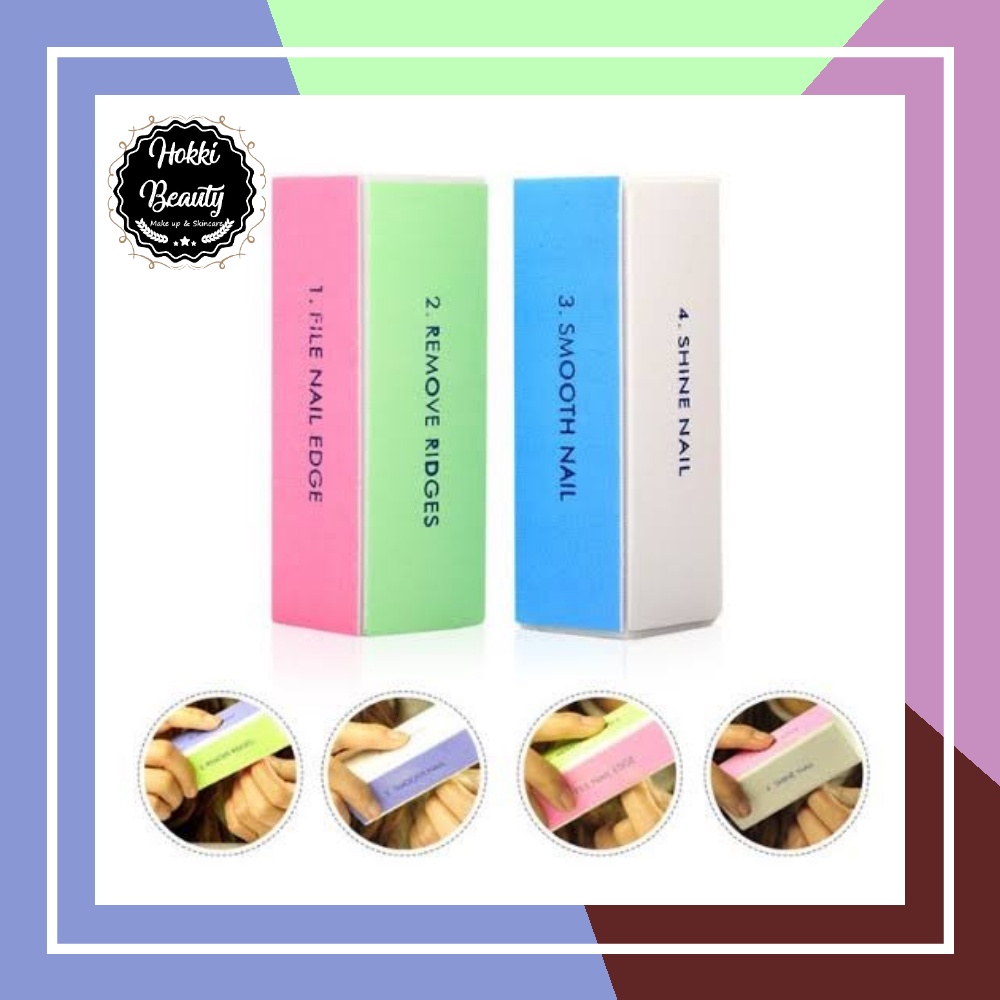 Alat Manicure Penghalus Kuku - Multifungsi Nail Buffer