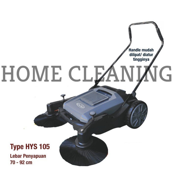 Jual Sweeper Mesin Penyapu Type Dorong HYS 105 (Hand Push Sweeper
