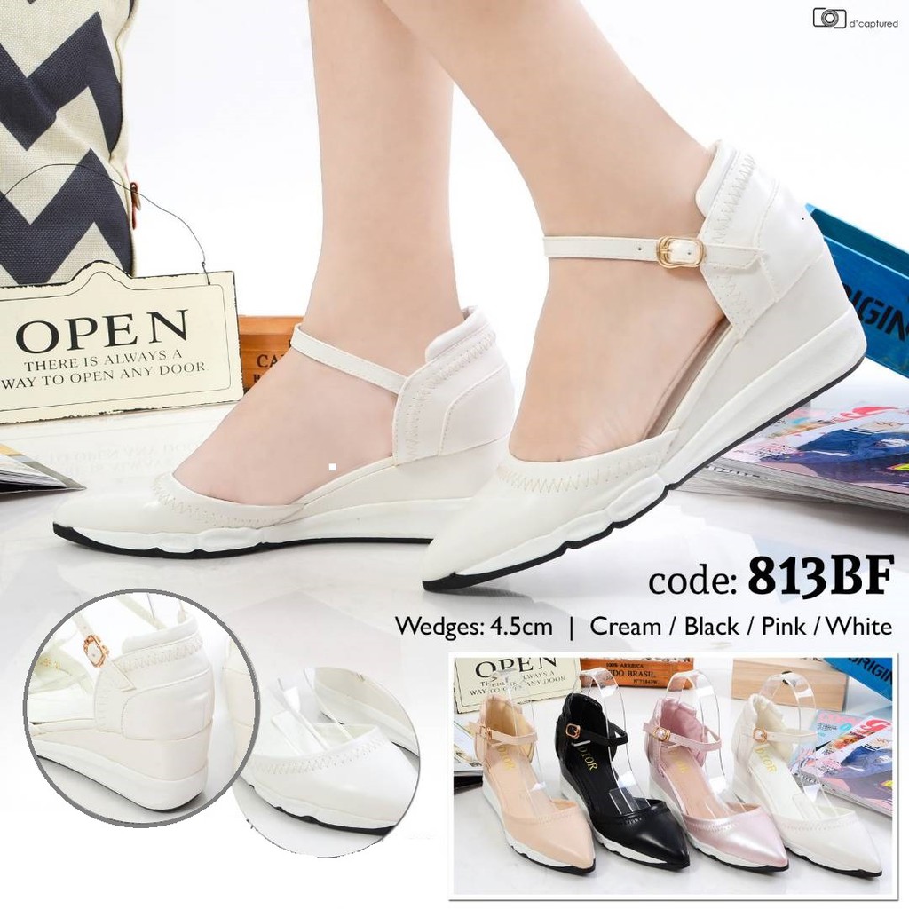 iSEPATUi WEDGES iWANITAi iIMPORTi 813 BF HEEL 4 5CM iShopeei iSEPATUi WEDGES iWANITAi iIMPORTi 813 BF HEEL 4 5CM iShopeei