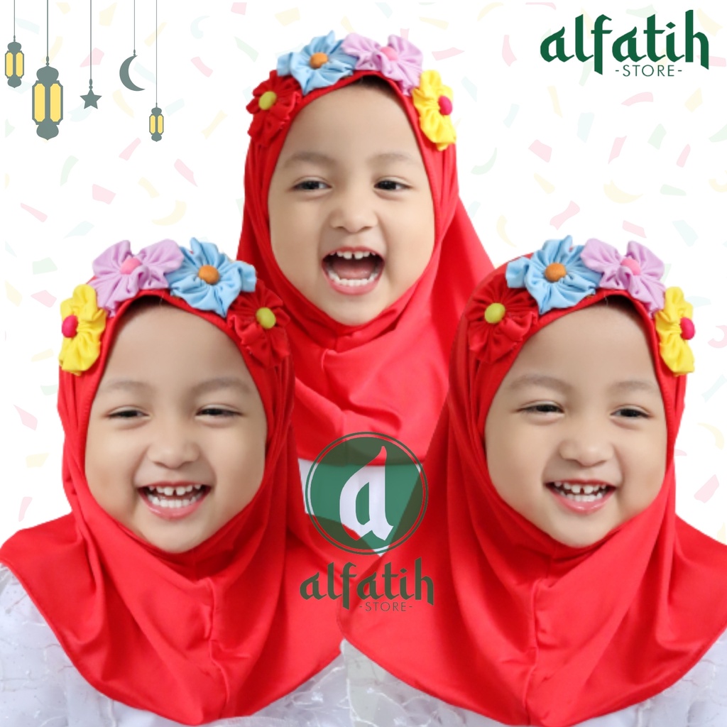 ALFATIH STORE / JILBAB ANAK SYIRIA MAWAR / KERUDUNG BAYI LUCU CANTIK / HIJAB ANAK MURAH POPULER COD HIJAB BAYI COD / KERUDUNG ANAK HIJAB HIJAB ANAK BAYI PEREMPUAN / HIJAB ANAK / JILBAB ANAK BAYI USIA  0-3 TAHUN BAHAN JERSEY PREMIUM NYAMAN DI PAKAI