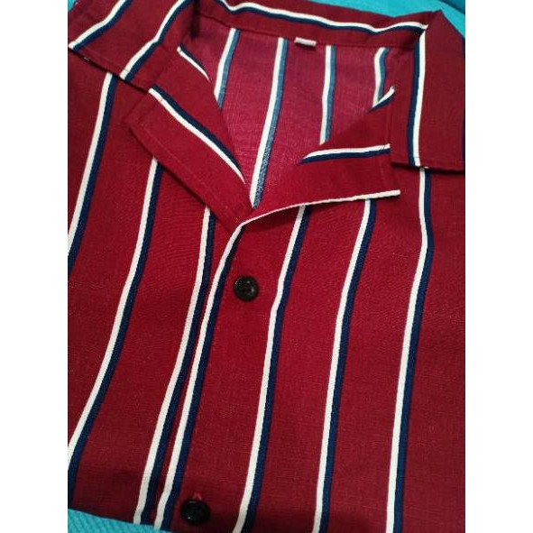 SHopee Mall KEMEJA PRIA STRIPE / KEMEJA SALUR PRIA / SHIRT PRIA SALUR / GOOD QUALITY ( E.D.R FASHIO