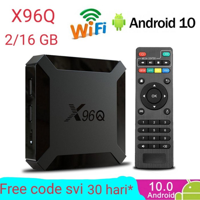 Android Tv Box X96Q RAM 2GB/16GB Allwinner H313 New
