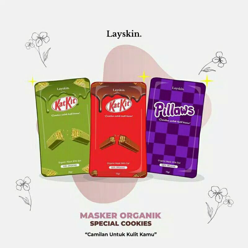 Masker organik Layskin | Layskin | Masker organik