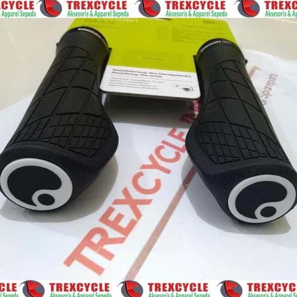Hand Grip Sepeda Lipat Brompton Ergon Ga3 Hitam Black 2020 Original