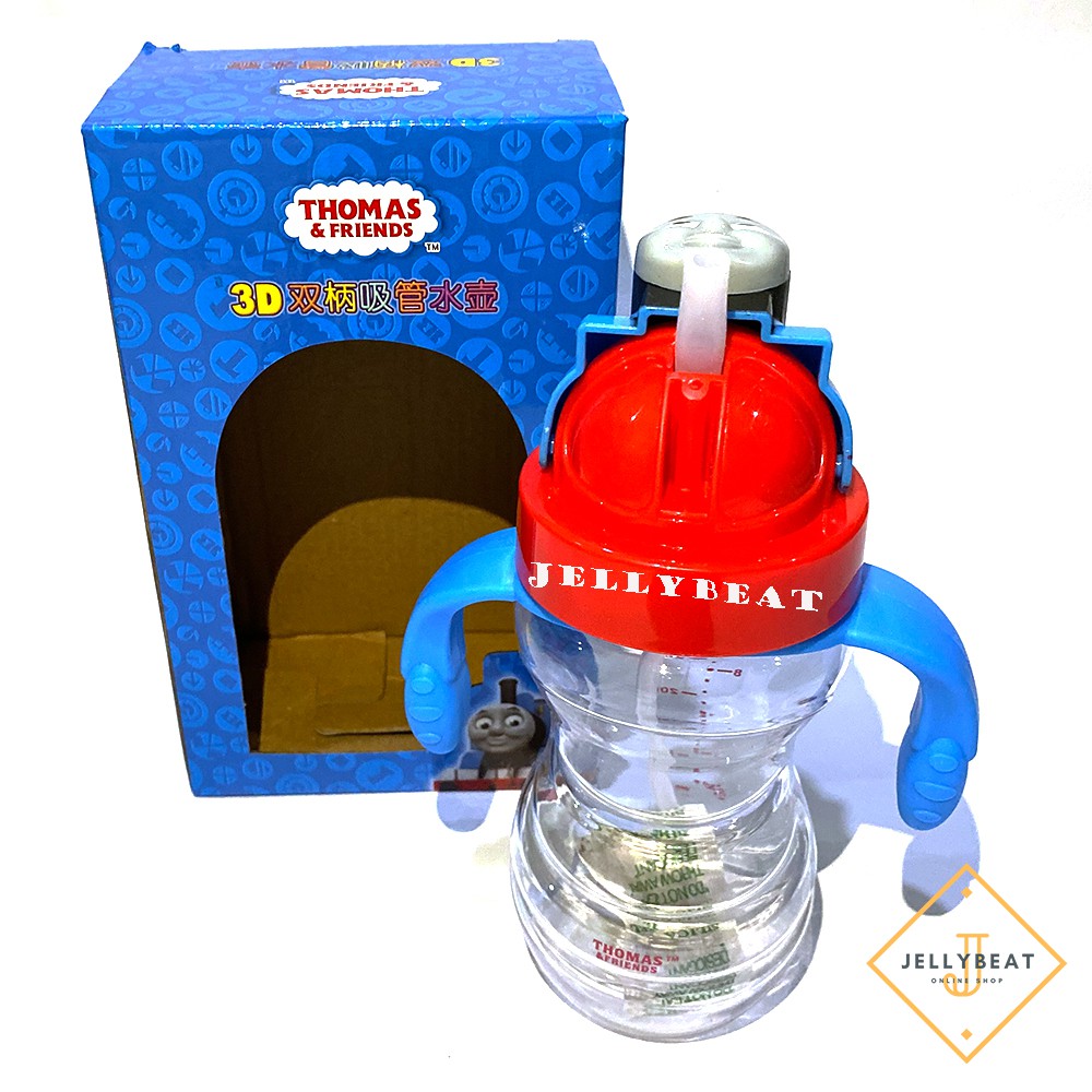 Botol minum anak sedot thomas original bpa free (BIRU)