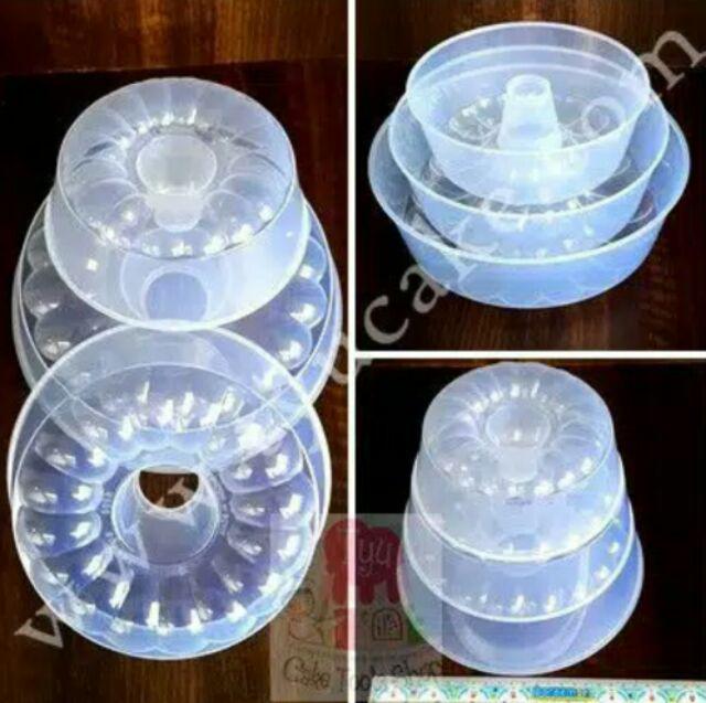 Tantos-cetakan Puding Plastik-3 Ukuran(pilih Ukuran)