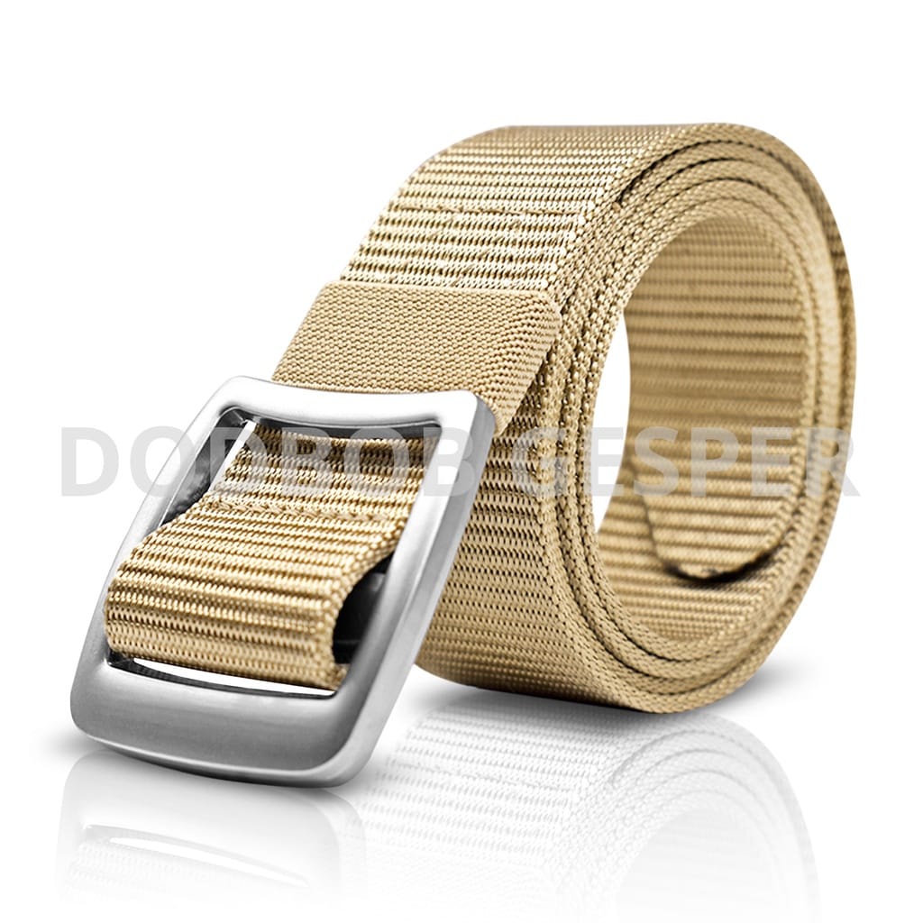 Ikat Pinggang Tali Nylon Canvas Sabuk Kepala Kotak Gesper Men Belt Kepala Babet Alloy Aksesoris Fashion Unisex Ikat Pinggang Pria Wanita Bahan Canvas CODE LZD19
