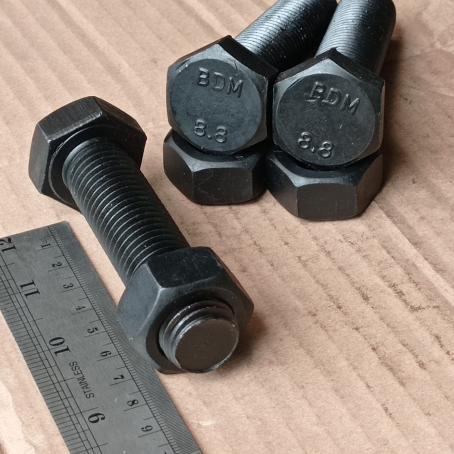 BAUT BAJA HTB 8.8 M20 X 80 FULL DRAT / BAUT 30 KUNCI 30 / BAUD FULL DRAT 30 / BAUT BAJA M20 X 80 HIT