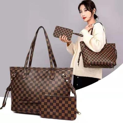 JK C8482 1KG MUAT 2PCS TAS TOTE BAG WANITA FASHION SET 2 IN 1 IMPORT