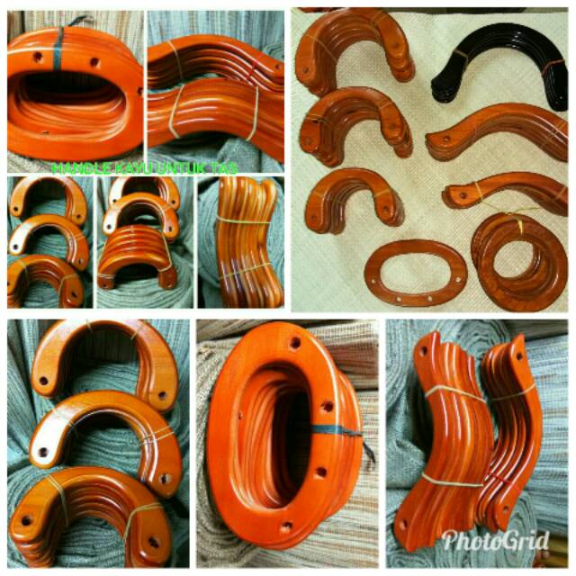 Jual Handle Tas Kayu C Medium Gagang Geraisurya Shopee Indonesia