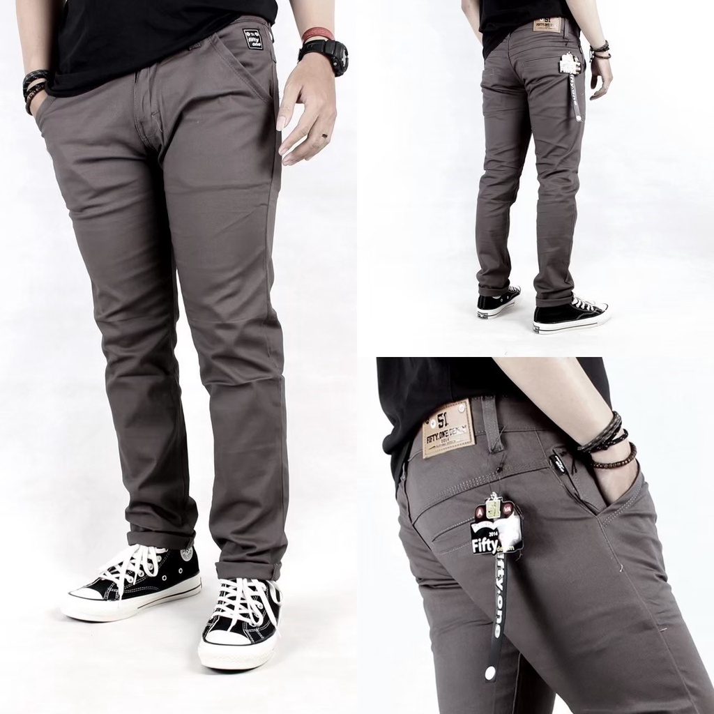 Celana Bahan Formal Pria Slimfit